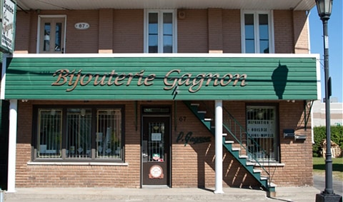 Bijouterie Gagnon, Sorel-Tracy, Façade